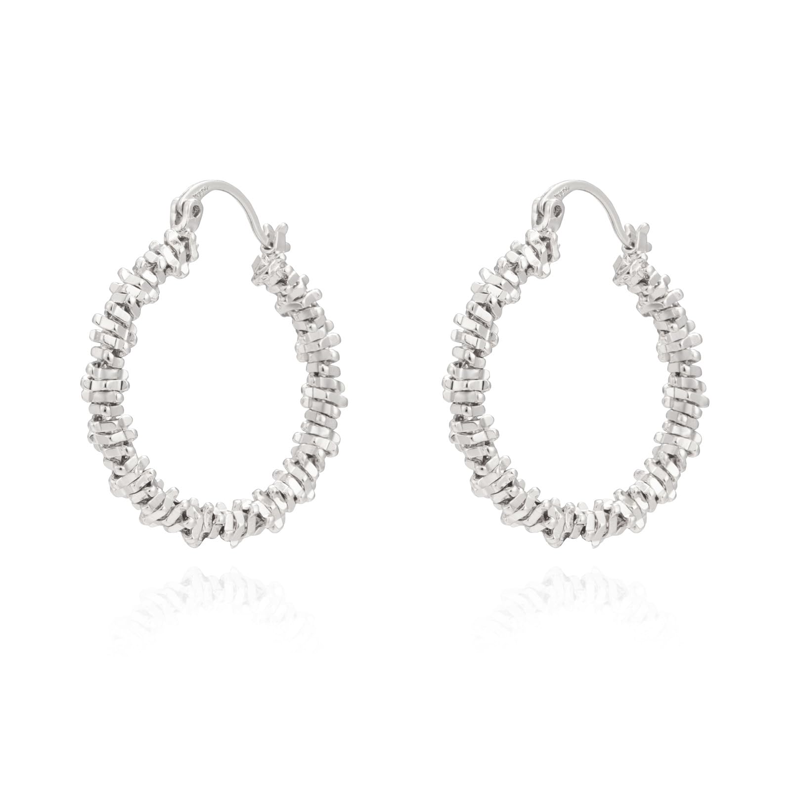 Milan Chiva 14K Gold Hoop Earrings for Women