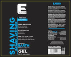 E Elegance Barber Accessories - Transparent Shaving Gel For Men Or Women, Aquatic/Acive Earth Fragrance - The Ultimate Shaving Solution For A Smooth, Irritation-Free Experience, 16,9 Oz