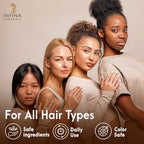 Castor Oil Shampoo and Conditioner Set for Hair Growth with Rosemary & Peppermint Oil - Cleanse Hair, Strengthen & Shine with Castor Shampoo and Conditioner - Anti-Hair Loss for Men & Women - 16 fl oz