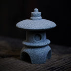 Sdeetesamjun Miniature Fairy Garden Decoration Set,3 Japanese Lantern,10 Stepping Stone Mini Fairy Decor for Garden & Patio Micro Landscape Yard Bonsai Decoration