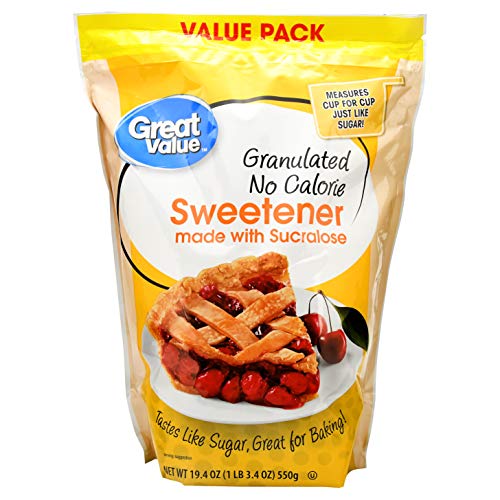 Sweetener with Sucralose, 19.4 Oz,Tastes Like Sugar, Great for Baking! Zero Calorie Sweetener (Pack of 1)