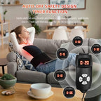 Red Light Therapy for Body, Infrared Light Therapy 19.8" x 12" Infrared Heating Pad Larger Wrap for Back Waist Shoulder Knee Feet Joints Pain Relieve with Auto-Timer, Ideal Gift