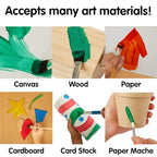 Colorations Paraben-Free Tempera Paint for Kids - 1 Gallon, Vibrant Black. Non-Toxic and Made in the USA, Classroom Must Haves, Bulk Arts and Crafts Supplies