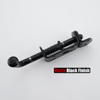 JQK Spring Loaded Barrel Bolt Latch, Heavy Duty 304 Stainless Steel Thickened 3mm Door Lock, 6.3 Inch Black, HSB410-BK-P2