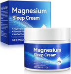 Magnesium Cream,Topical Magnesium Cream with Pure Zechstein Magnesium,Magnesium Lotion,Rich in Almond Oil, Lavender, Vitamin E,Topical Magnesium Oil for Feet, 3.17 OZ