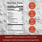 Judee’s Expandex Modified Tapioca Starch Powder - 11.25 oz - Delicious and 100% Gluten-Free - Great for Homemade Treats and Baked Goods - Thickens and Enhances Texture, Flavor, and Appearance