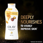 Olay Ultra Rich Moisture Body Wash with Shea Butter, 22oz (Pack of 4)