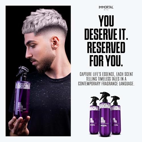 Immortal NYC Reserve 05, After Shave Spray Premier Men's Cologne, 17 oz - Exclusive Barbers - Softens Skin - Refreshes/disinfects and Relieves Face and Skin - Moisturizing Formula After Shaving
