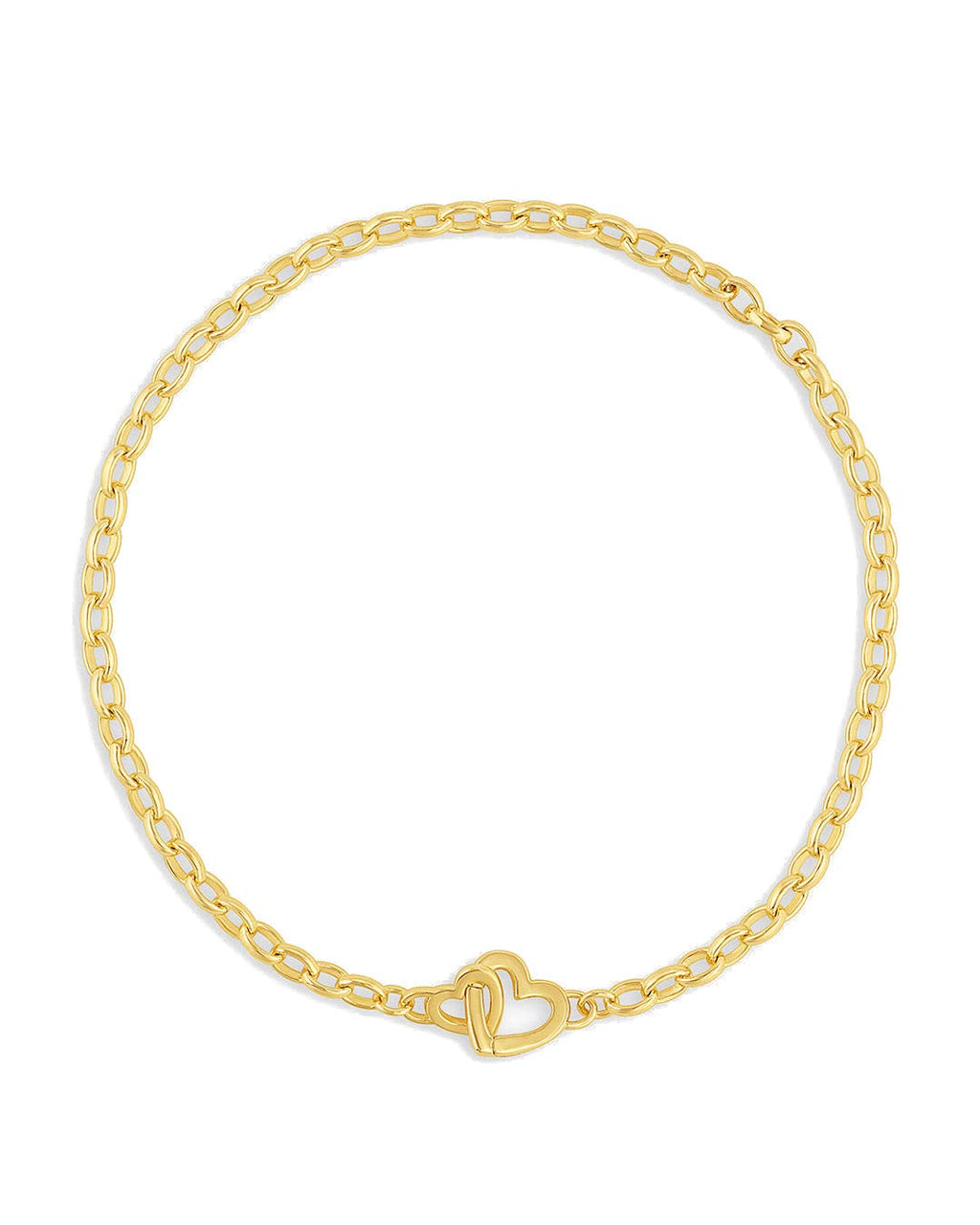 gorjana - Parker Heart Mini Bracelet 7 1/4" - 18k Gold Plated for Women