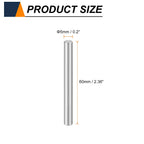 HARFINGTON 50pcs Dowel Pins M5(5mm) x 60mm 304 Stainless Steel Cylindrical Shelf Support Peg Pin Rod Fasten Elements for Metal Devices Wood Furniture DIY Installation, Silver