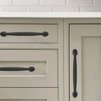 khtumeware 10 Pack 5 Inch(128mm) Black Cabinet Pulls Black Kitchen Matte Black Cabinet Handles Kitchen Cabinet Hardware for Cupboard Drawer Handles Dresser Pulls
