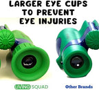 Kids Binoculars 8x21- Kids Gift Aged 3-12, Shock Proof Compact Binoculars for Child Set- Neck Strap, Compass, Carabiner, Case- High-Resolution Optics Boy & Girl Gift Toy for Bird Watching, Camping