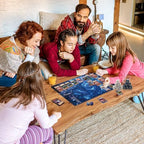 MTG Playmat TCG Playmat -Includes Storage Bag and 14 Dice-Experience Top-Tier Quality and Edge-Locking Waterproof and Non-Slip Mat! (playmat with, Starry Sky)