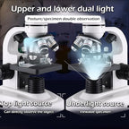Compound Microscope，40X-2500X Research Class Professional Microscope，WF10x and WF25x eyepieces, Dual LED Lighting and Two-Layer Mechanical Stage，Microscope for Adults…