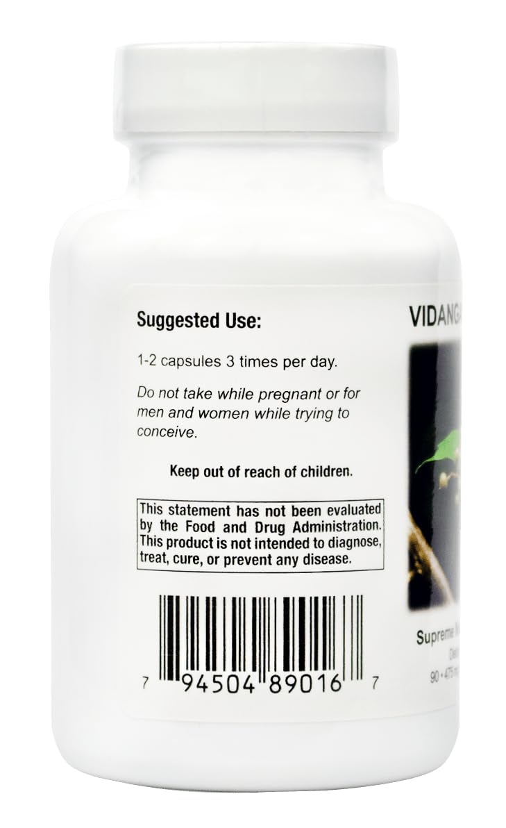 Supreme Nutrition Vidanga Supreme, 90 Pure Vidanga Vegetarian Capsules