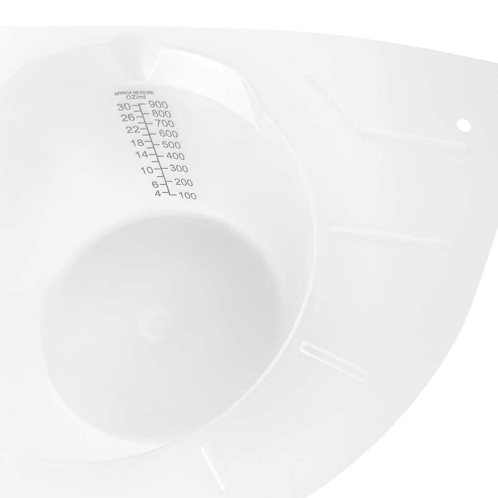Caremax Supply Specimen Collection Pan – Pack of 10 – Frosted Urine Measuring Container with Clear Readings – Sturdy and Durable – Universal