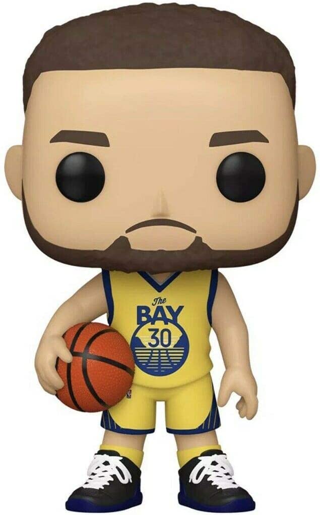 Stephen Curry Golden State Alternate Jersey #95 Pop Sports NBA Action Figure (Bundled with Pop Protector to Protect Display Box)