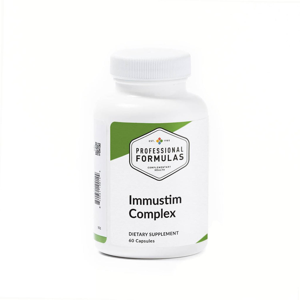 Professional Formulas Immustim Complex - Lyophilized Glandulars with Synergistic Support for Immune Health, Respiratory Health, and Normal inflammatory Balance - Hypoallergenic, Gluten Free, 60 Caps