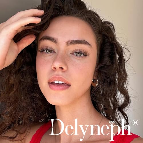 Natural Lash Clusters Kit Wispy 9-14MM Cluster Eyelash Extensions C Curl Eyelash Clusters Thin Band Individual Lashes DIY Lash Extension Kit with Lash Remover for Self Application by Delyneph