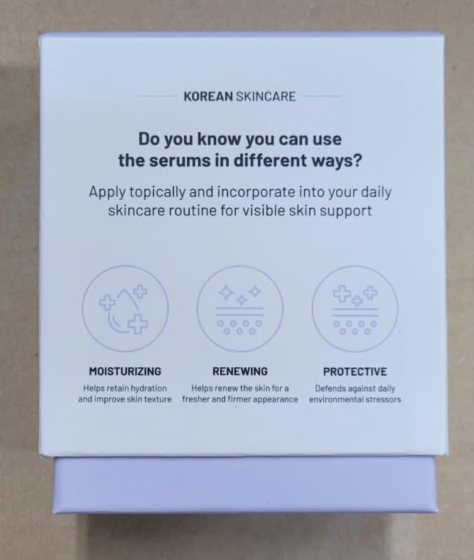 BRÜUN SC - Control Botanical Stem Cell Ampoule - Korean Serum Booster for Face and Body Skin Care Serum 1.18 fl.oz