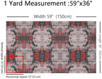 Erosebridal Red Grey Abstract Upholstery Fabric - Modern Watercolor Tie Dye by The Yard - Grunge Waterproof Geometry Brush Strokes Aesthetic Decorative Graffiti Room Decor - 3 Yards