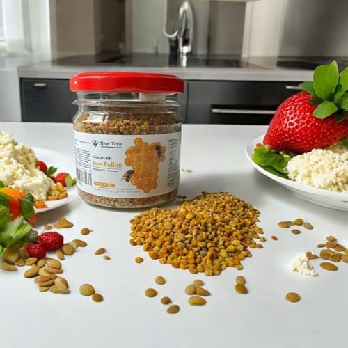 Bee Pollen Granules for Women - Organic Dietary Supplement - Morning Energy Boost 120g (4.2oz)