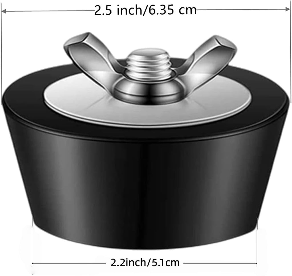 2 PCS Swimming Pool Winterizing PVC/Steel Pipe Expansion Plug 2 1/2 inch,Pool chill Plug,Pool Winterizing Plug with SS Screw, Stainless Steel Bolts (2.5 inch)