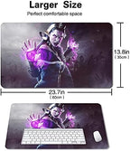Board Game MTG Playmat Games Size 60X35 cm CCG Compatible for MTG CCG RPG Trading Card Game (Liliana)