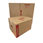 20 - Pack Medium Cardboard Moving Boxes 18x14x12 32 ECT With Handles