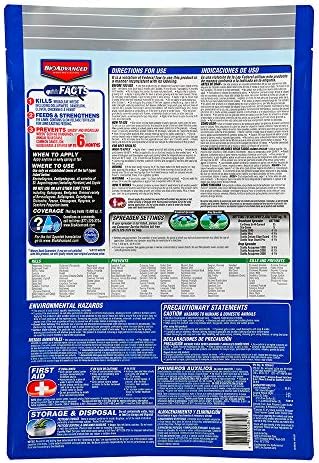 BioAdvanced 3-In-1 Weed and Feed for Southern Lawns, Granules, 25 lb, 10,000 Sq Ft
