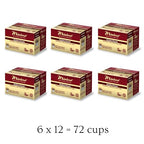 Mitalena Artisan Coffee: Golden Pecan Low Acid Coffee Pods - Medium Roast, Organic, Vanilla Pecan Flavored - 72 Brew Cups