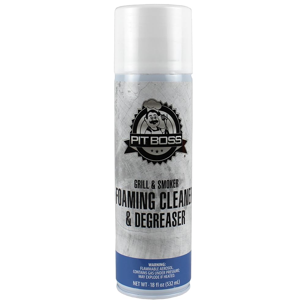 PIT BOSS Grill and Smoker Foaming Cleaner Degreaser 18 oz Eco-Friendly and Fast-Acting