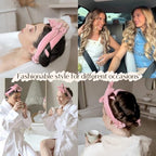 Yanibest Heatless Hair Curler, No Heat Hair Curlers to Sleep in, Overnight Satin Heatless Curling Set with Hair Scrunchies Clip, for All Hair Types