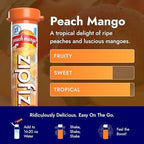 Zipfizz Energy Drink Powder, 20 Pack Electrolyte Mix with B12 - Peach Mango