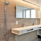 Luxury Spa Series, 6 Spray Settings 4.5 inch Hand Held Shower Head, Extra Long Stainless Steel Hose, MAXX-imize Your Shower with Showerhead in Brushed Nickel Finish