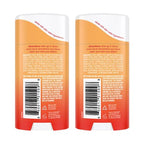 Lume Whole Body Deodorant - Invisible Cream Stick - 72 Hour Odor Control - Aluminum Free, Baking Soda Free, Skin Safe - 2.2 Ounce (Pack of 2) (Clean Tangerine)