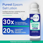 Epsom-It Soothing Muscle Set - Roll On Epsom Salt and Magnesium Lotion, for Muscle Aches and Stiffness, Tired Legs, Knees, and Achy Feet (2-Pack)