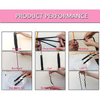 Liang Dian Braiding Hair Pre Stretched 36 Inches 8 Packs Synthetic Fiber Crochet Twist Braids Yaki texture Braiding Hair Extensions (36 Inch,1B/Purple/Pink)