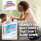 Wet & Forget Shower Cleaner Spray, Fragrance-Free Weekly Bathroom Cleaner, No Scrubbing Needed, Bleach-Free, Multi-Surface Bathroom Spray, Cleaning Supplies Essential. 64 fl oz