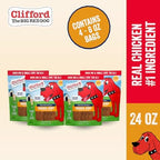 Clifford® Chicken Jerky Dog Treats | Healthy Dog Treats Small Dogs, Medium and Large Dogs | Real Chicken Jerky for Dogs, Grain Free, Rawhide Free Dog Chews - Just Two Ingredients (24oz)