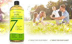 Seven Minerals, EWG Verified Castile Soap 33.8 fl oz - No Palm Oil, GMO-Free - Unscented Mild & Gentle Liquid Soap For Sensitive Skin & Baby Wash - All Natural Vegan Formula with Organic Carrier Oils