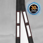 Magnetic Screen Door Left Right Side Opening Polyethylene Terephthalate Mesh Greater Than Fiberglass and Polyester Easy Install Fit Door Size 32"x80"(Screen:35"x82")