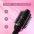 Hair Dryer Brush Blow Dryer Brush in One 4 in 1 Styling Tools with Ceramic Oval Barrel, and Styler Volumizer, Hot Air Straightener Brush for All Hair Types