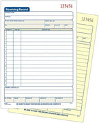 Adams Receiving Record Book, 2-Part, Carbonless, 5-9/16 x 8-7/16 Inches, 50 Sets per Book (DC5089) , White