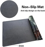 MTG Playmat Size 24x14in Free Storage Bags Non-Slip Backing Printing, Ideal for Card Game Enthusiasts TCG Playmat (with Zone,Spell of The Dark)