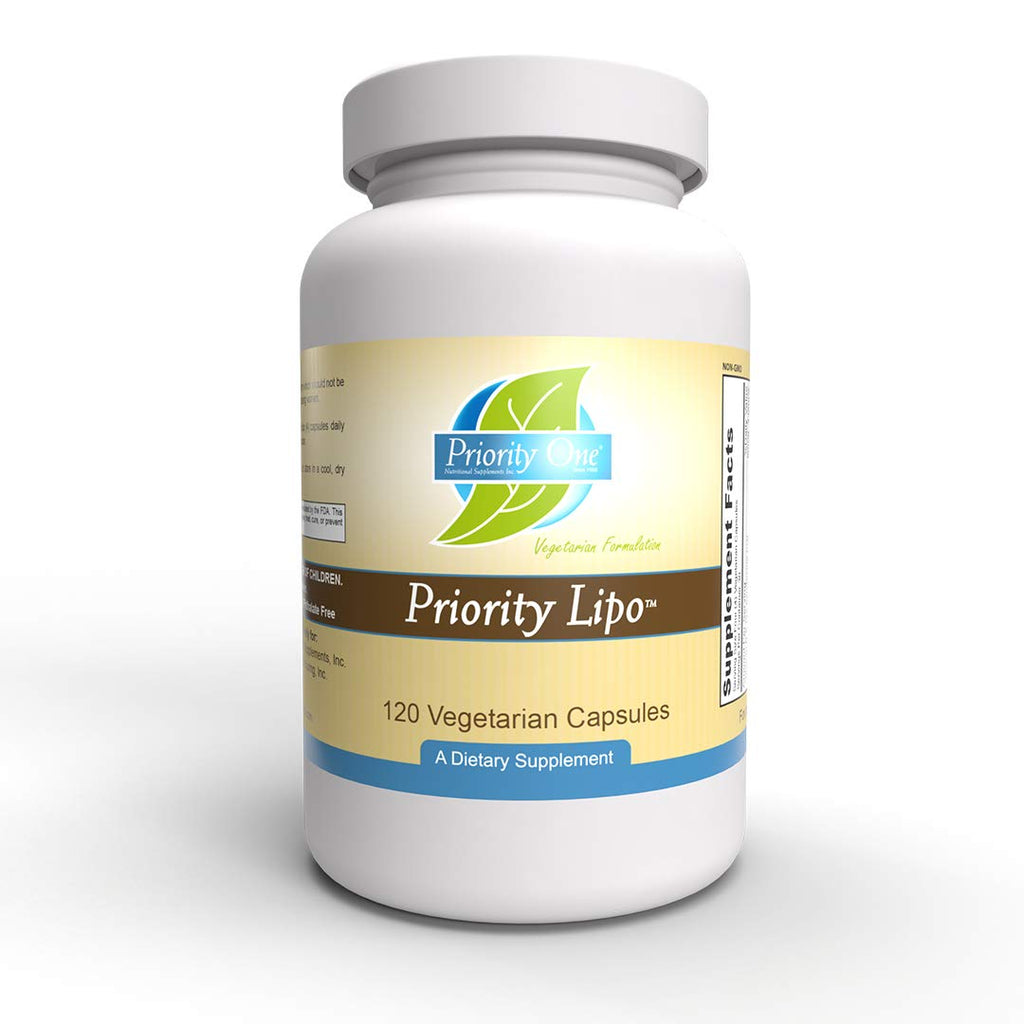 Priority One Vitamins Lipo Priority 120 Vegetarian Capsules - Nourishes an Already Healthy Liver Function with the Support of ayurvedic Herbs.*