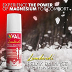 VAL Lombardi Joint & Muscle Therapy Magnesium Roll-On | Zechstein Magnesium Lotion with Arnica & Herbal Blend | 3oz
