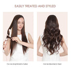 Sisily Clip in Hair Extensions Real Human Hair, 140g 7pcs Human Hair Clip in Hair Extensions Burgundy Red, Hair Extensions Real Human Hair Clip ins 16 Inch Straight Double Weft