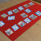 Playmat for TCG Card Playing Game, 2PCS Stitched Play Mat with Tube for Cards Gameplay, MTG, Yugioh, Magic The Gathering（ (24 x 14 in, 2 Pack)）