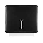 Stardrix Multifold Paper Towel Dispenser Wall Mount (Black) – Large Capacity C-Fold, Trifold, and Folded Commercial Hand Towels Holder for Bathroom & Restroom – Adhesive or Screw Mounted